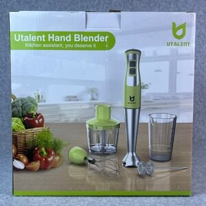 Utalent Hand Blender 5-in-1 Immersion Stick Mixer Set 300W Chopper Whisk Frother